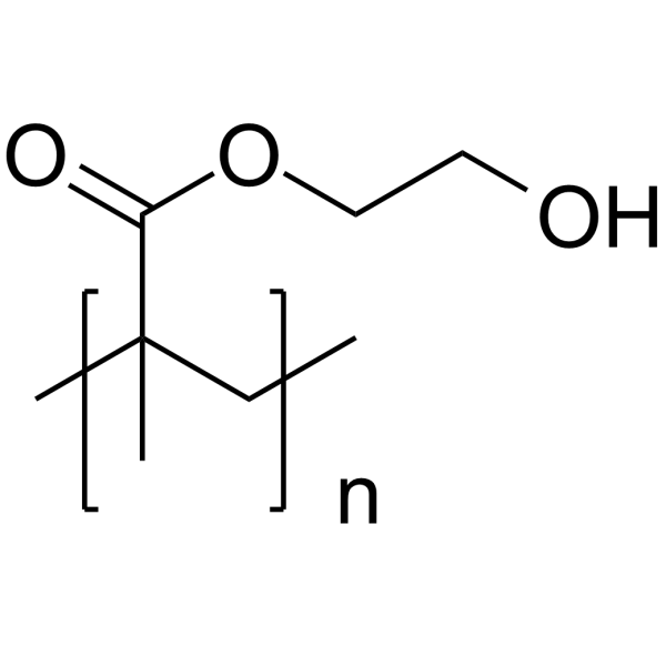 Poly(2-hydroxyethyl methacrylate) (MW 1000000)  Structure